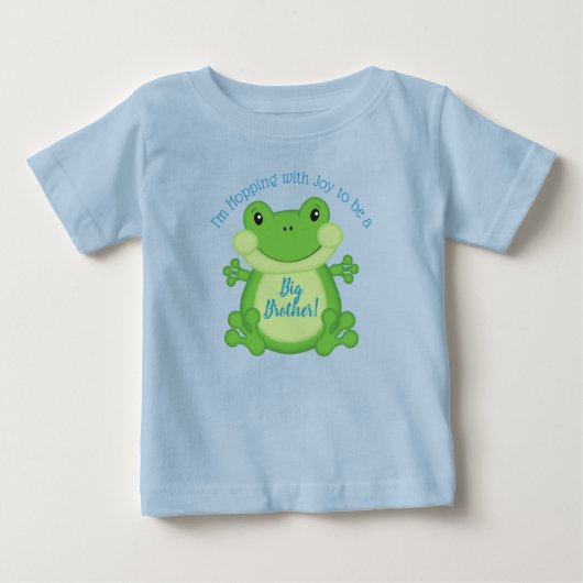 Kikker Baby shower blauw (Voorkant)