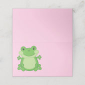 Kikker Baby shower Roze (Buitenkant ongevouwen)