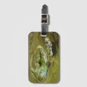 Kikker bagagelabel, kikker label bagagelabel (Voorkant (verticaal))