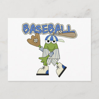 Kikker Baseball - Catcher Tshirts en cadeautjes Briefkaart