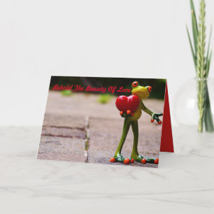 KIKKER BEKijk DE SCHOONHEID VAN DE LIEFDE VALENTIJ Feestdagen Kaart