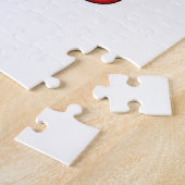 Kikker bij Boxing met gebarsten handschoenen Legpuzzel (Zijkant)