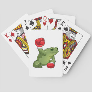Kikker Boxer Boxing-handschoenen Pokerkaarten