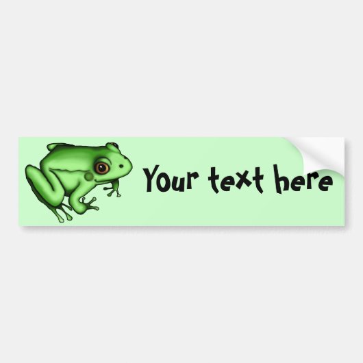 Kikker, bumpersticker (Voorkant)