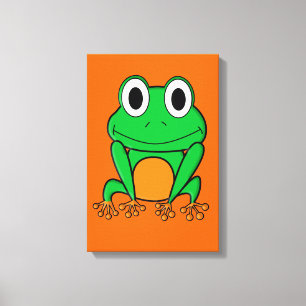 Kikker Canvas Afdruk
