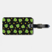 Kikker-Cartoon Bagagelabel (Achterkant horizontaal)