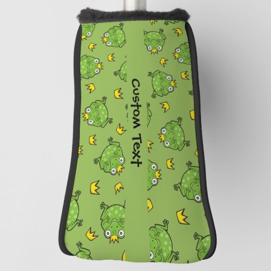 Kikker Cartoon Patroon Golfheadcover (Draai 90)