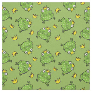 Kikker Cartoon Pattern Stof