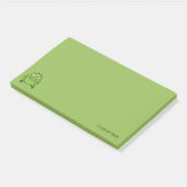 Kikker-Cartoon Post-it® Notes (Schuin)