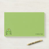 Kikker-Cartoon Post-it® Notes (Op bureau)