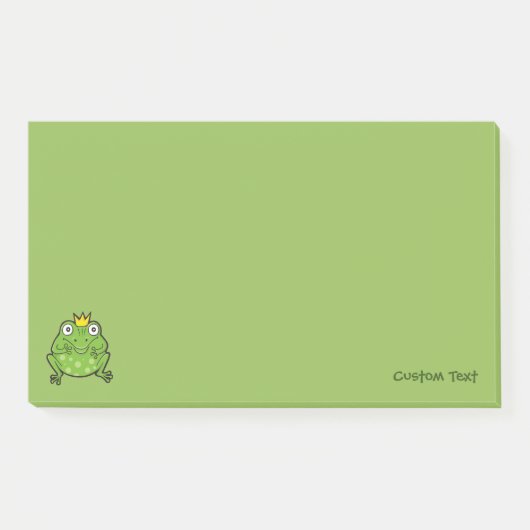 Kikker-Cartoon Post-it® Notes (Voorkant)