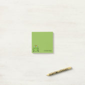 Kikker-Cartoon Post-it® Notes (Op bureau)
