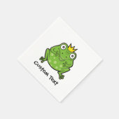 Kikker-Cartoon Servet (Hoek)