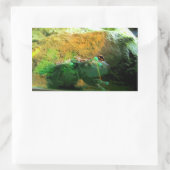 Kikker CB Rechthoekige Sticker (Tas)