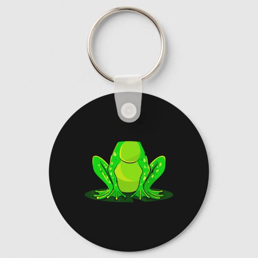 Kikker Costume Halloween Green Toad Kinder Mannen  Sleutelhanger (Voorkant)
