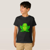 Kikker Costume Halloween Green Toad Kinder Mannen T-shirt (Voorkant volledig)