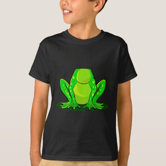 Kikker Costume Halloween Green Toad Kinder Mannen T-shirt (Voorkant)
