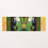 Kikker die Lotus Flower Personalized Yogamat (Voorkant (horizontaal))