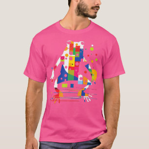 Kikker Dierlijke Motief Kunst Kikker T-shirt