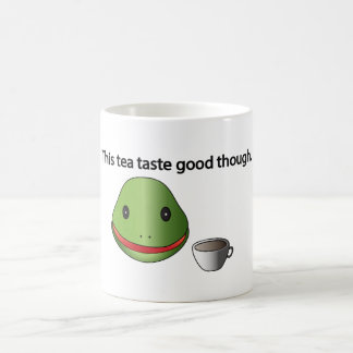Kikker dit theezakje goed door Mok! Koffiemok