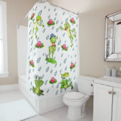 Kikker-douchergordijn Douchegordijn (In situ)