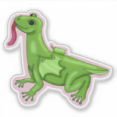 Kikker Draak Sticker (Voorkant)