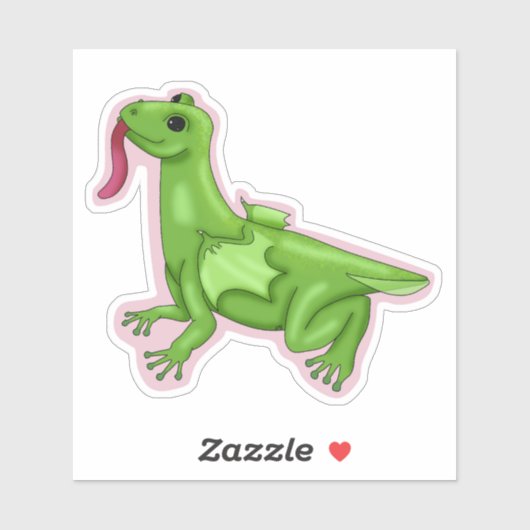 Kikker Draak Sticker (Vel)