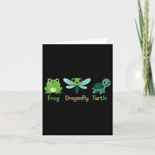 Kikker Dragonfly Schildpad Humor Subtiele Politiek Kaart