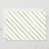 Kikker Eerste Verjaardag Uitnodigingen (Achterkant)