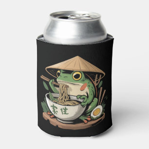 Kikker eet Ramen Kawaii Neko Japanse Noedels Blikjeskoeler