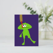 Kikker en Flypaper Briefkaart (Staand voorkant)