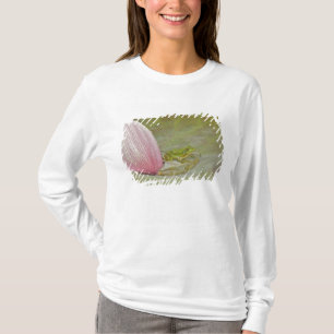 Kikker en lotusbloemblad, China, T-shirt