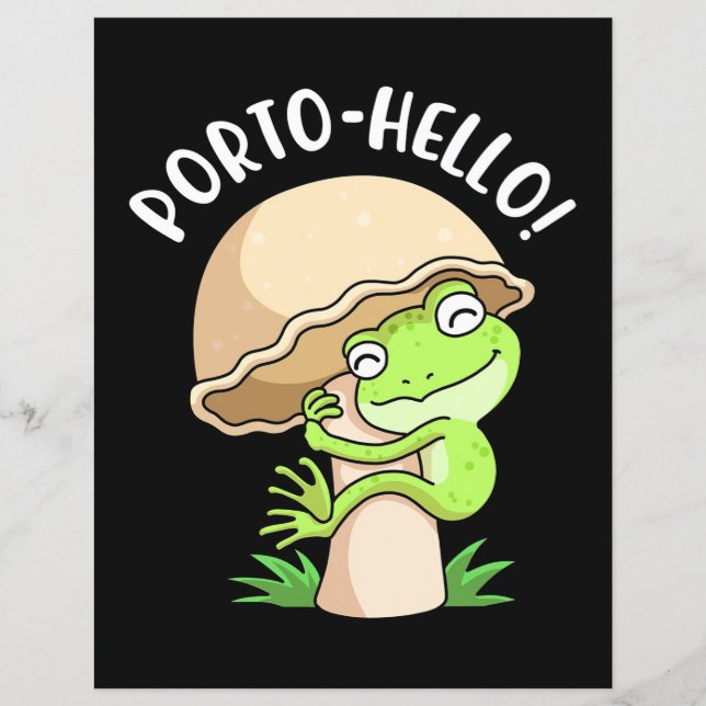 Kikker en paddenstoel (Voorkant)