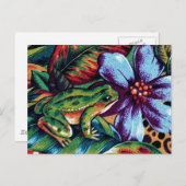 Kikker en ventiel 2 briefkaart (Voorkant / Achterkant)