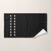 Kikker en Vis Bad Zwart-wit handdoekset Bad Handdoek (Handdoek)