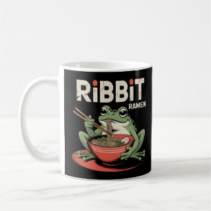 Kikker Eten Ramen Funny Ribbit Ramen Koffiemok