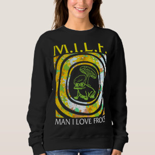 Kikker Fungus Man Love Frogs Mushroom Botani Trui