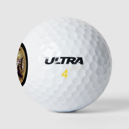 Kikker gezegde U voert Mijn Persoonlijke Ruimte in Golfballen (Logo)