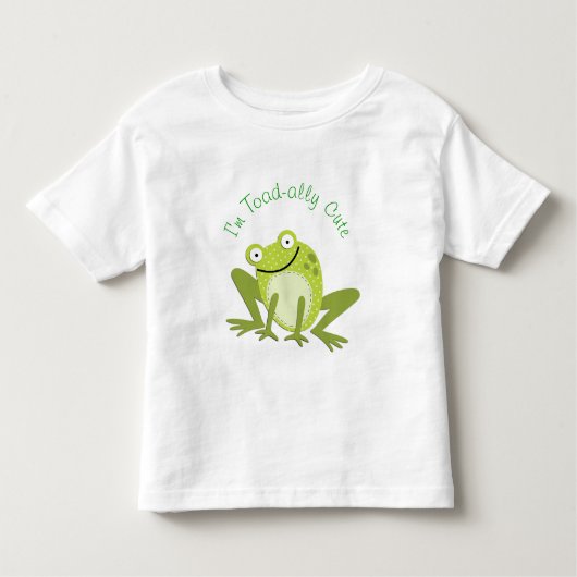 Kikker glimlachen Toad ally Cute T-Shirt (Voorkant)