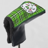 Kikker Golfen Grip It en Ribbit Grappig gepersonal Golfheadcover (3/4 voorkant)