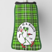 Kikker Golfen Grip It en Ribbit Grappig gepersonal Golfheadcover (Draai 90)