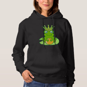 Kikker Gouden Pad Koning Sprookje Kroon Bal Prins Hoodie