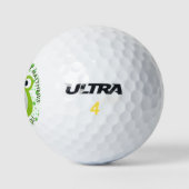 Kikker Happy 1st vaders dag Golf Balls Golfballen (Logo)