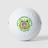 Kikker Happy 1st vaders dag Golf Balls Golfballen (Voorkant)