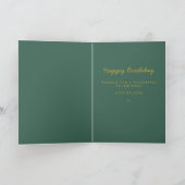 Kikker Happy Birthday Cute Kaart (Binnen)