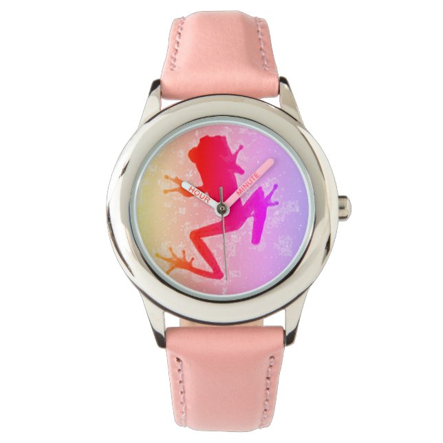 Kikker heeft de Tijdopname Horloge (Voorkant)