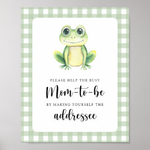 Kikker - Help de drukke moeder-to-be Poster