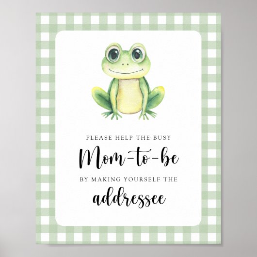 Kikker - Help de drukke moeder-to-be Poster (Voorkant)