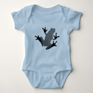 Kikker in blauw romper