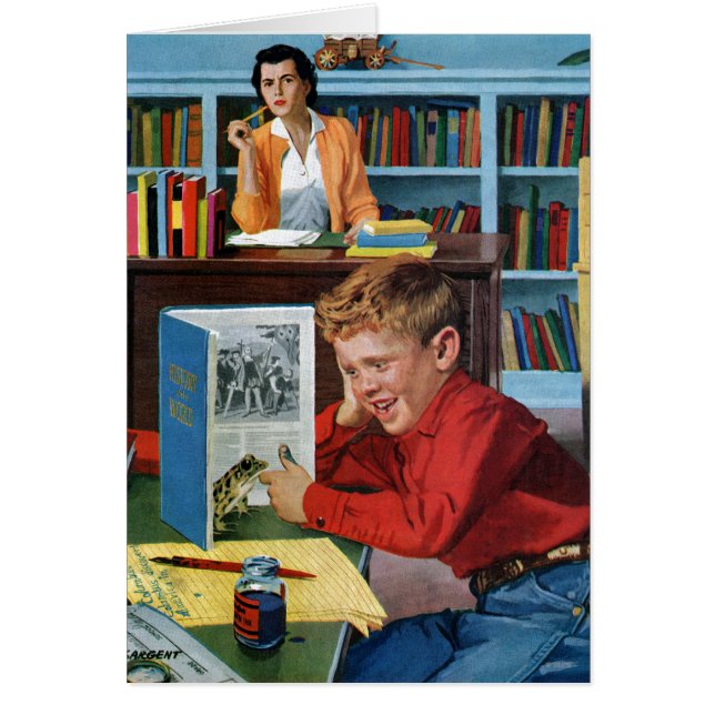 Kikker in de bibliotheek (Voorkant)